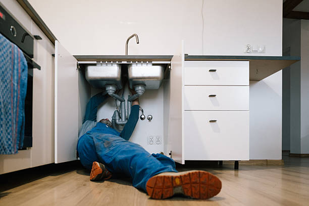 Professional Plumbing technician working in Mamers, NC